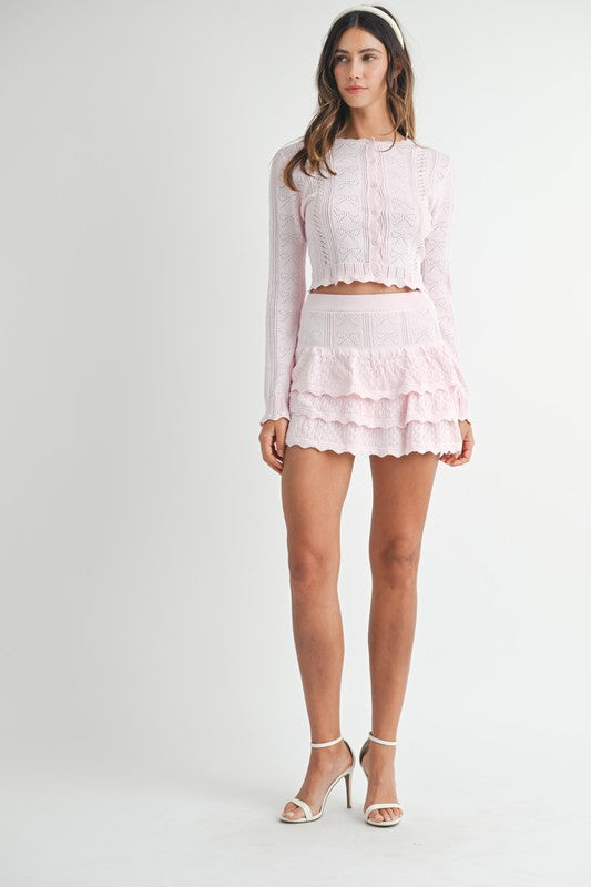 Sweet Secrets Mini Skirt