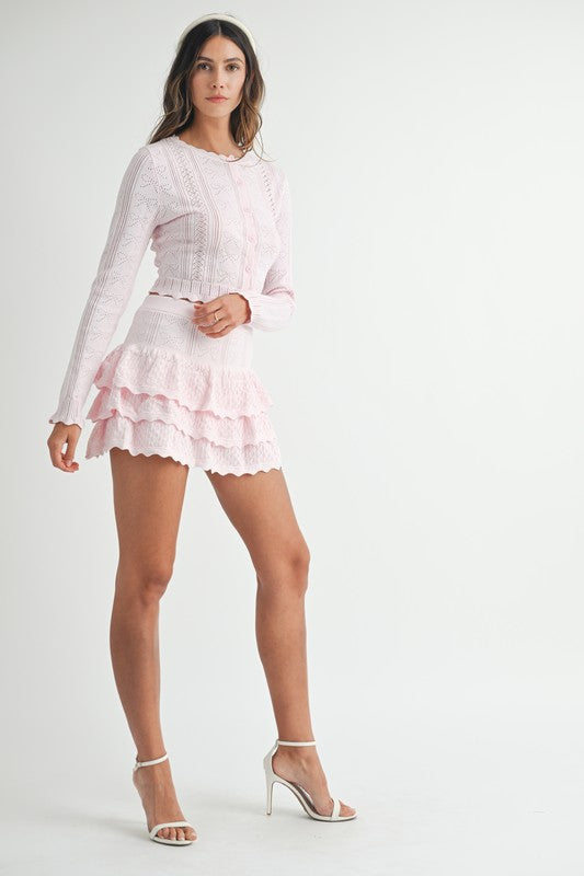 Sweet Secrets Mini Skirt