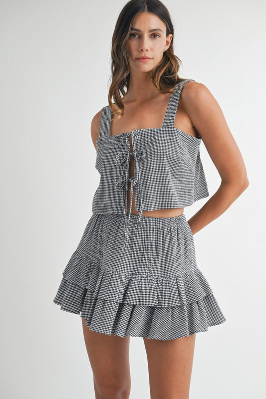 Check It Out Mini Skirt