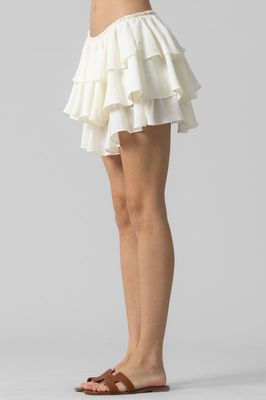 Ruffled Up Mini Skirt