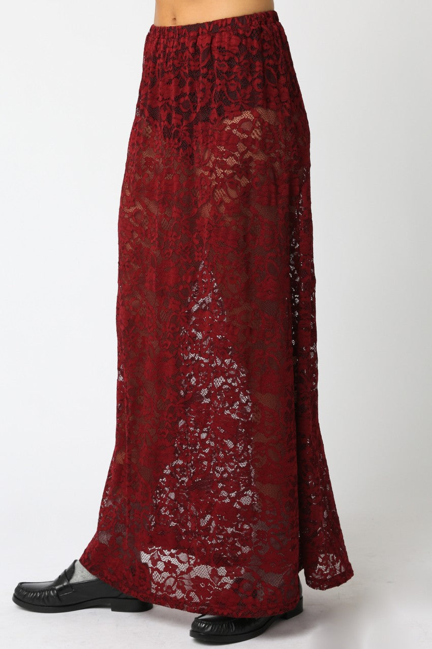 Better Half Lace Maxi Skirt