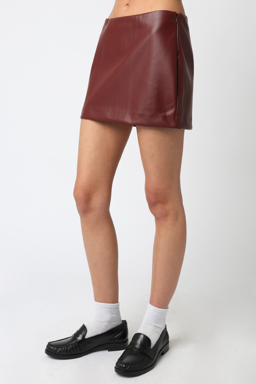 Sleek & Serious Mini Skirt