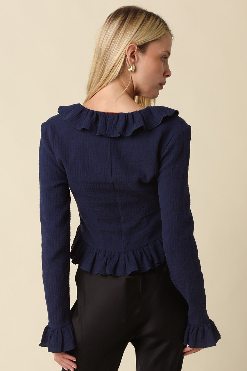 Ruffle My Feathers Top