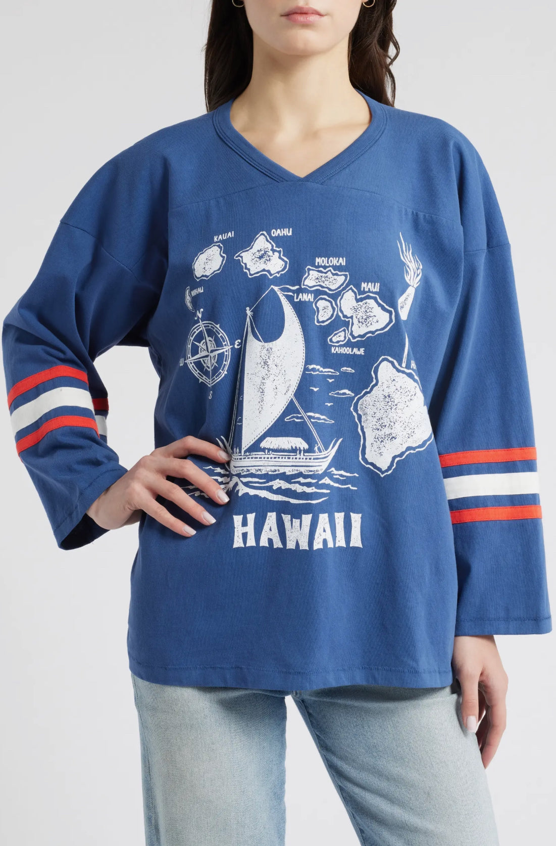 Hawaii Map Hockey Jersey