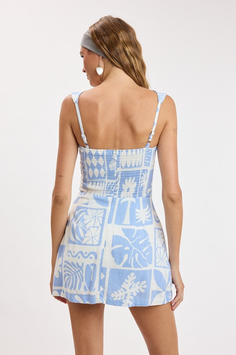 Palm Sunset Dress