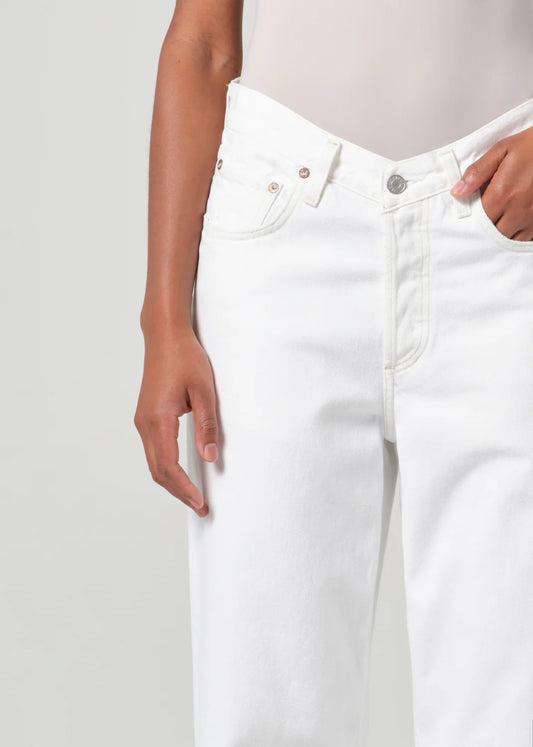 V-Waist Baggy- Milkshake