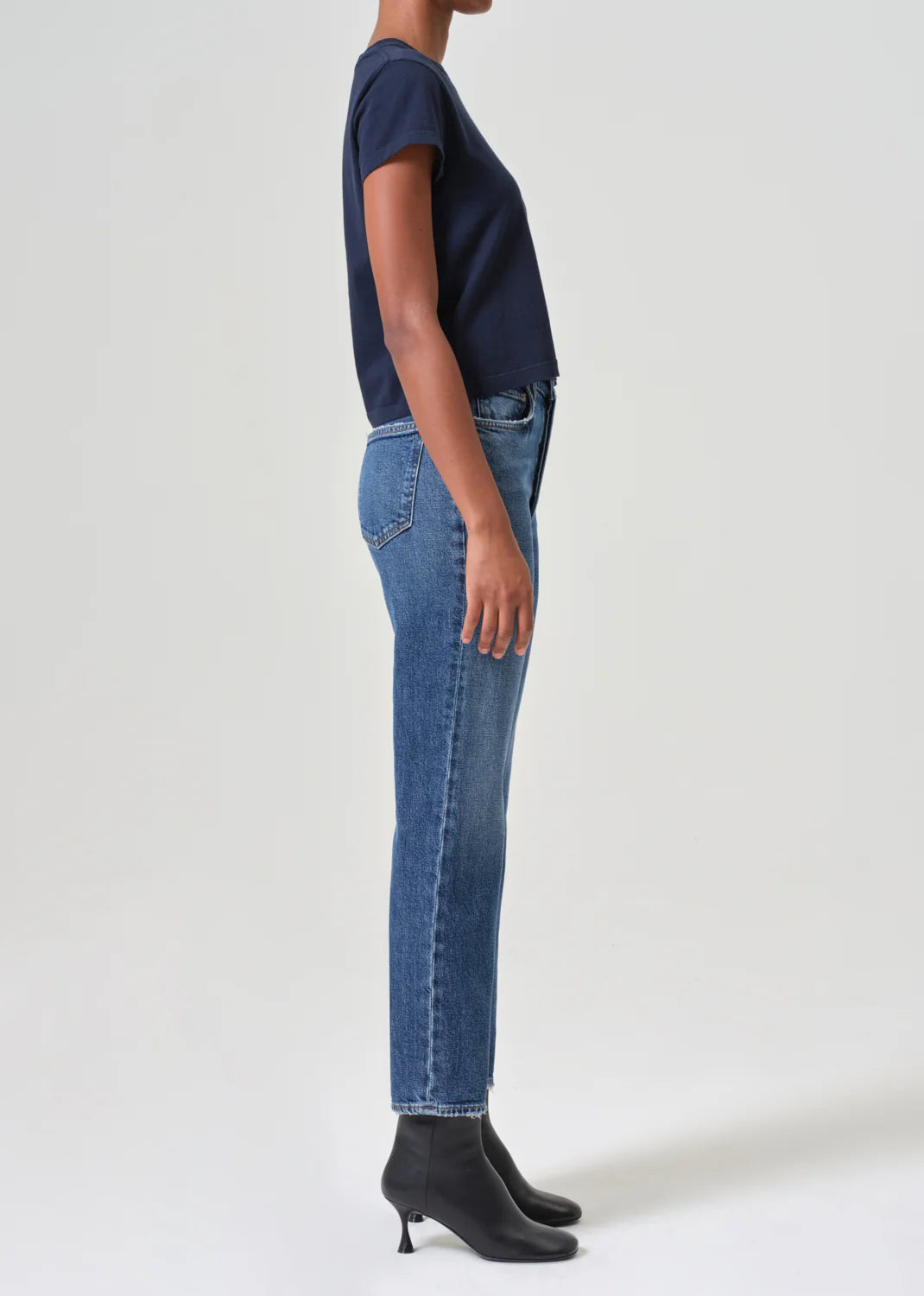 90's Pinch Waist Crop in Solace