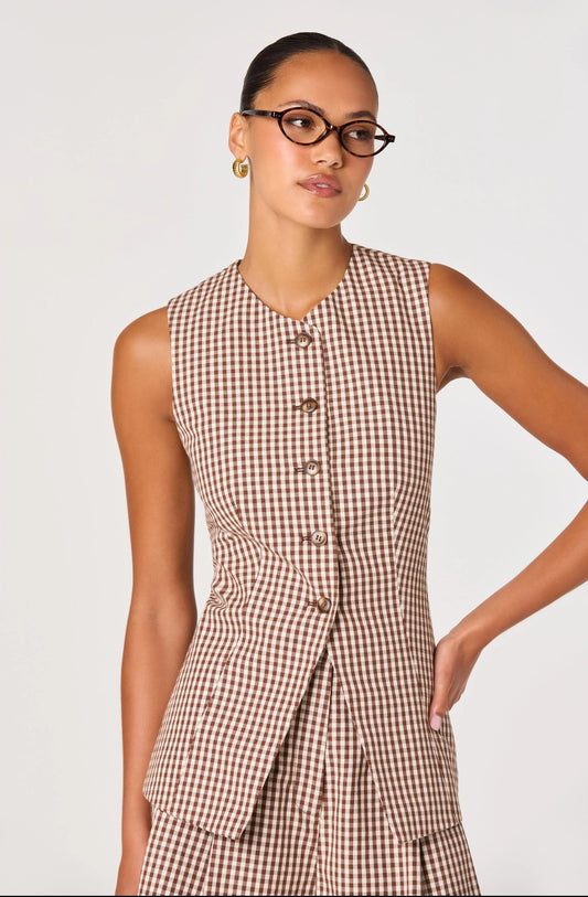 Karan Vest - Gingham