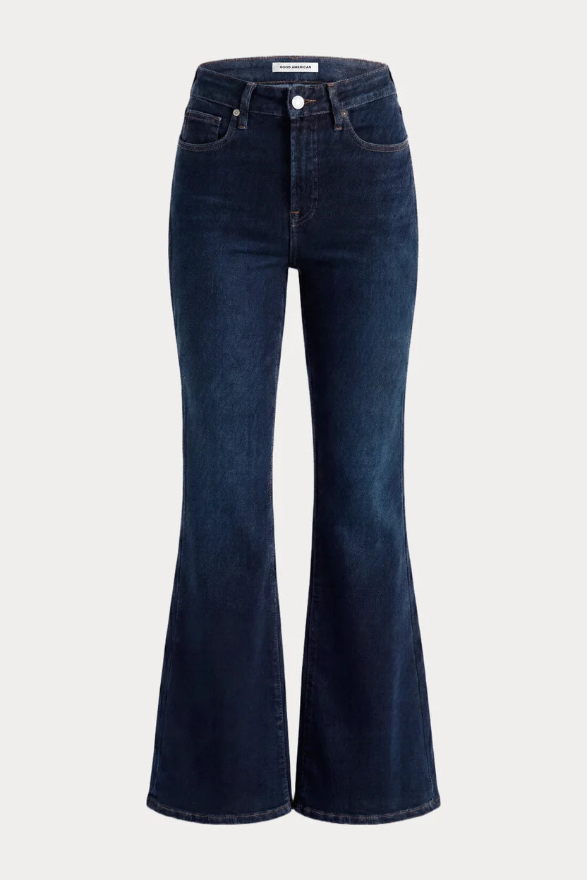Good Legs Flare Jeans - Rinse