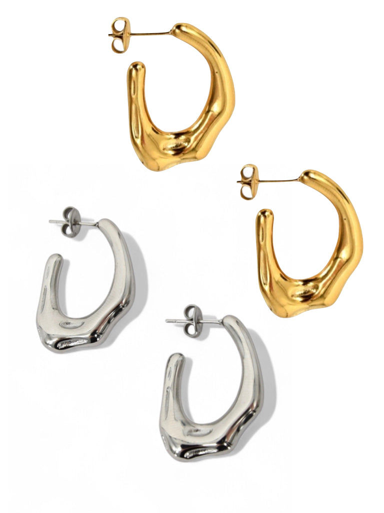 Fan Girl Hoop Earrings