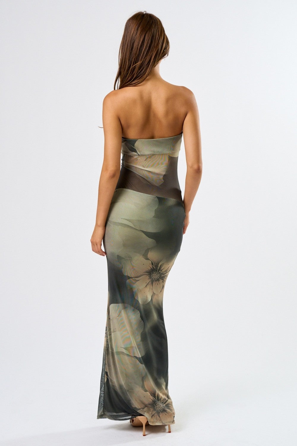 Evergreen Bloom Maxi Dress