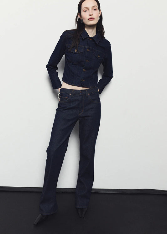 Contoured Jacket- Rinse