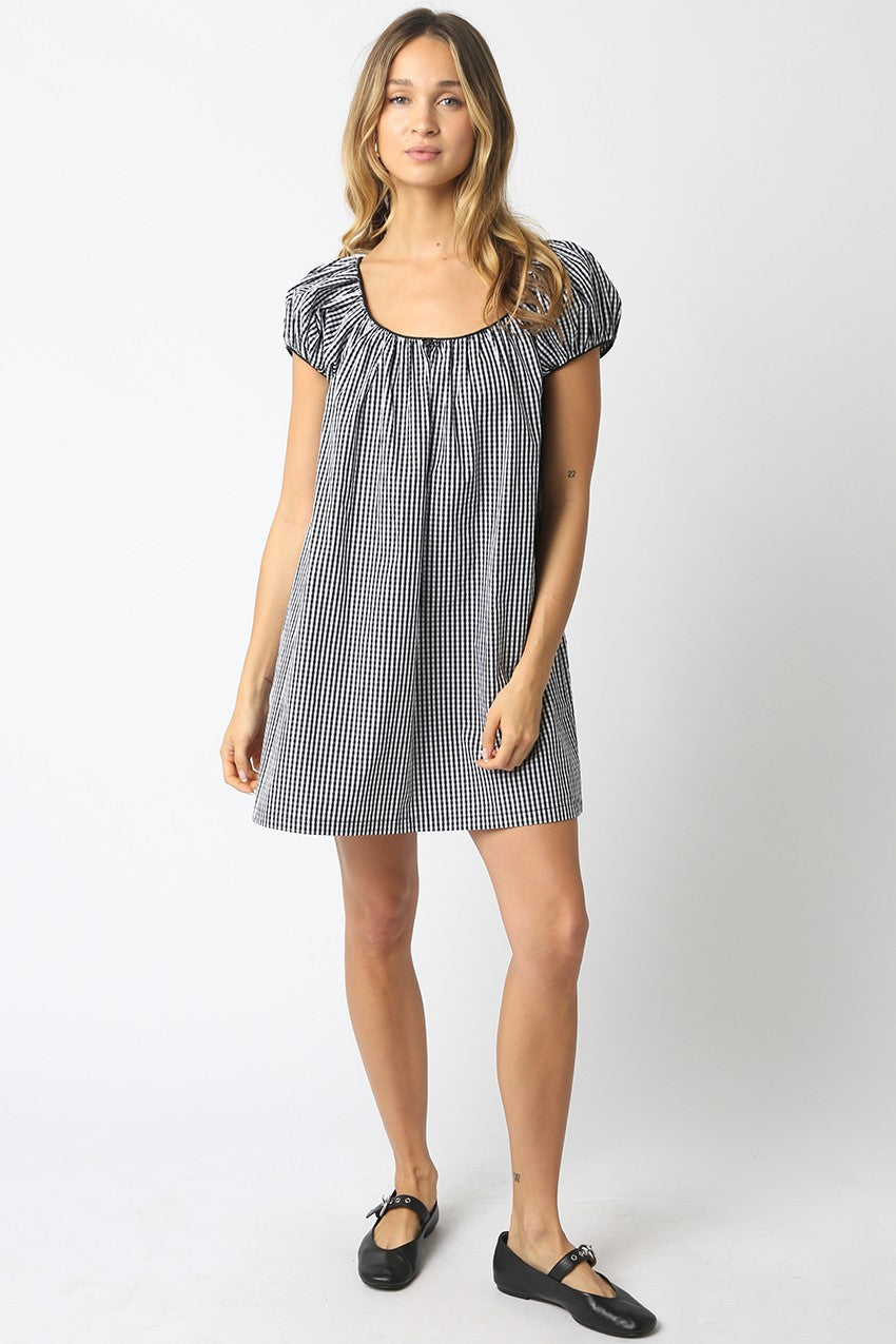 Gentle Stroll Gingham Dress