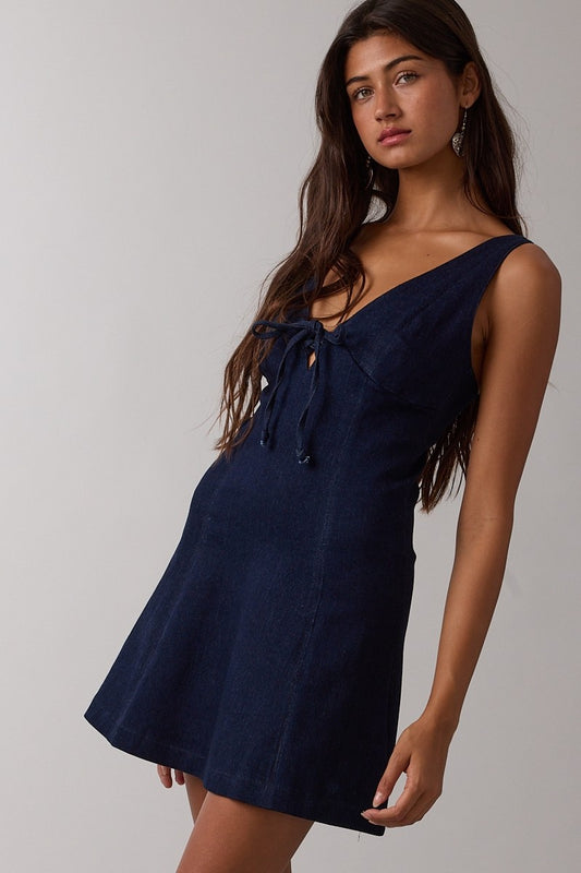 Beyond Midnight Denim Dress