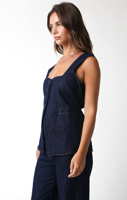 Indigo Allure Top