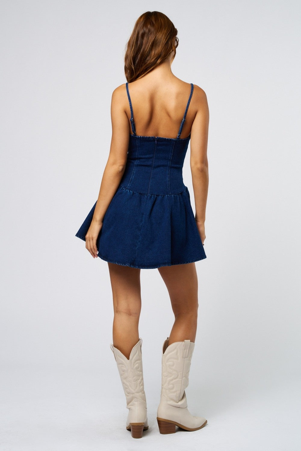 Main Character Denim Dress