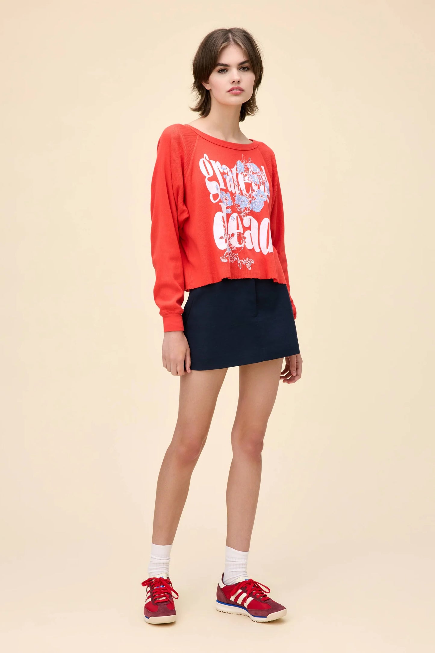 Grateful Dead Blooming Flowers Raglan
