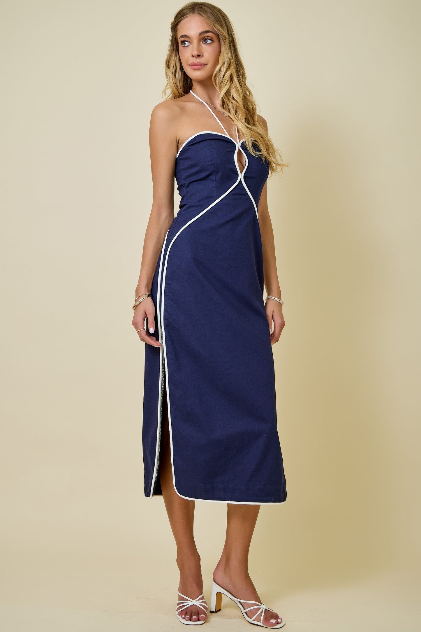 Coastal Society Midi Dress