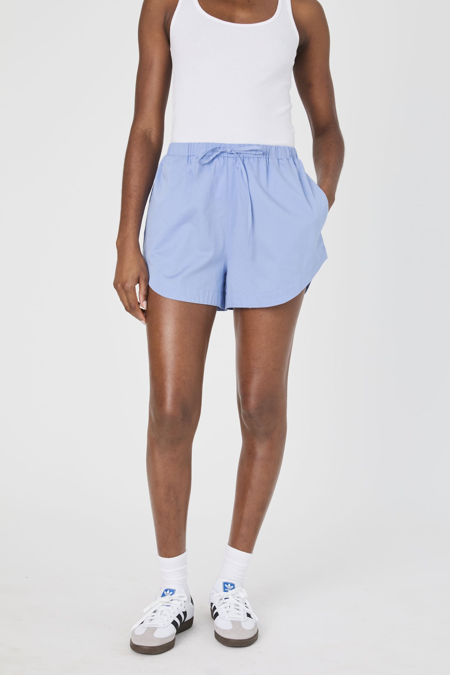 Alexis Cotton Drawstring Shorts
