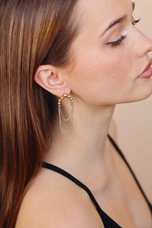 Gilded Earrings