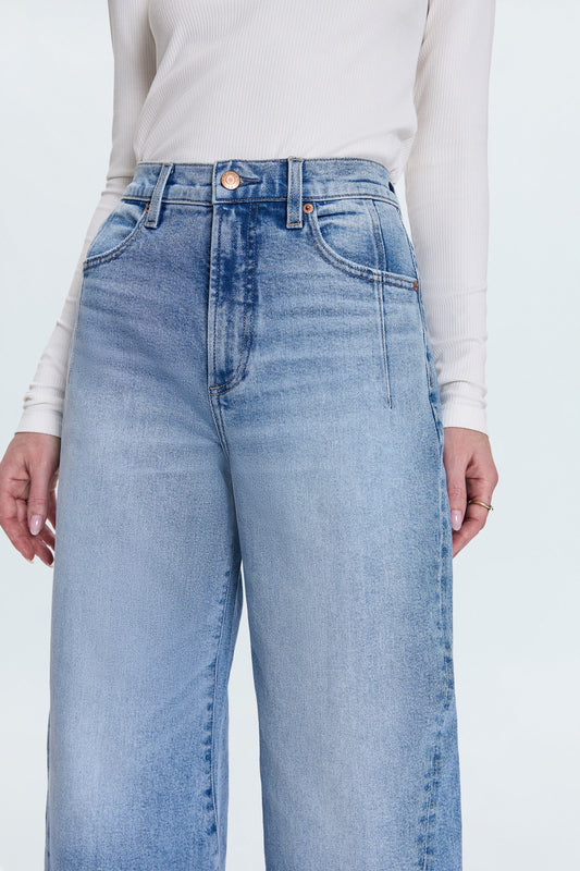 Kyra High Rise Bowed Ankle- Terrace