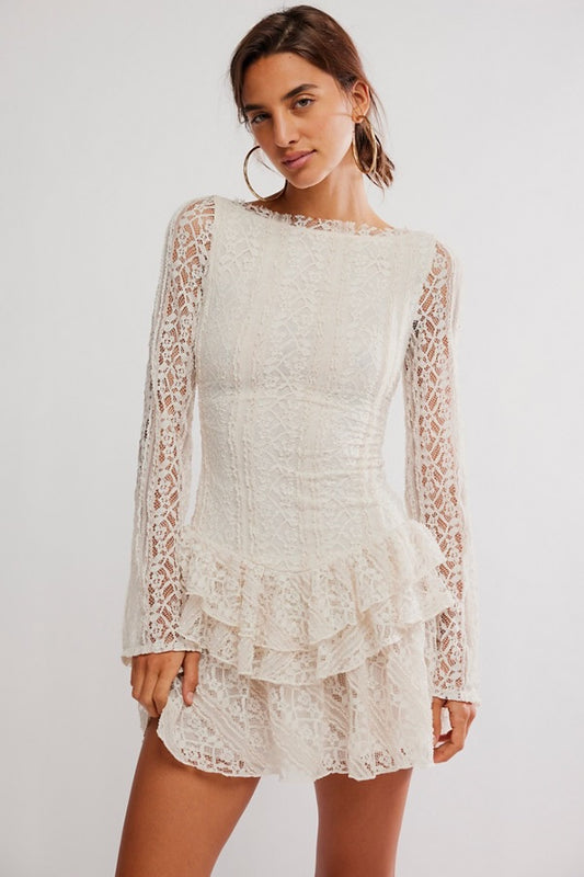 Tabby Lace Mini Dress