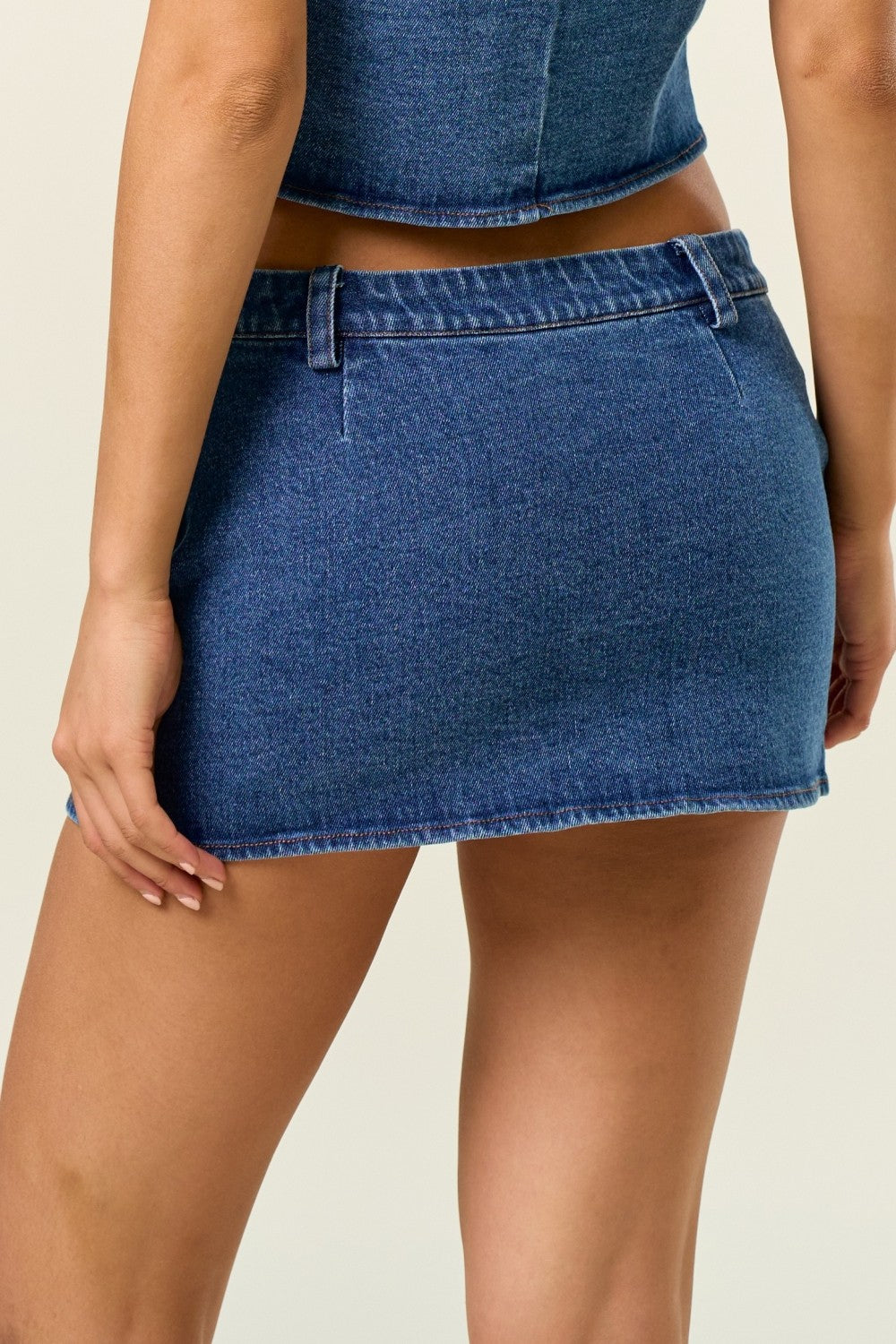 Ravyn Denim Mini Skirt