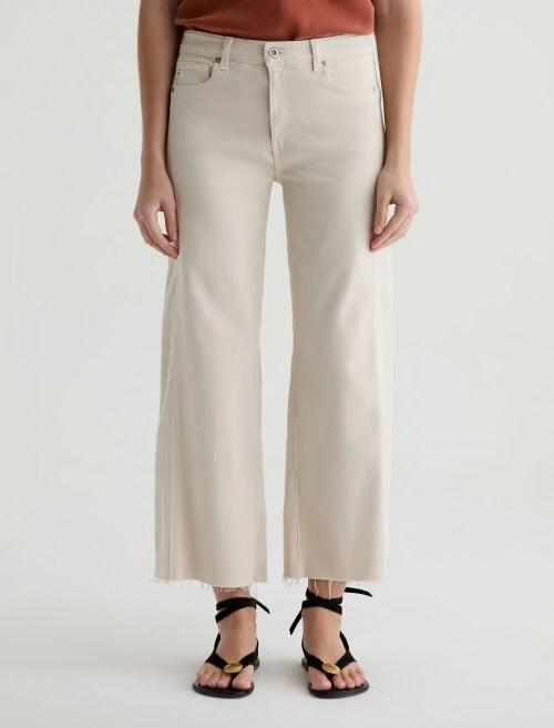 Saige Wide Leg Crop - Opal Stone