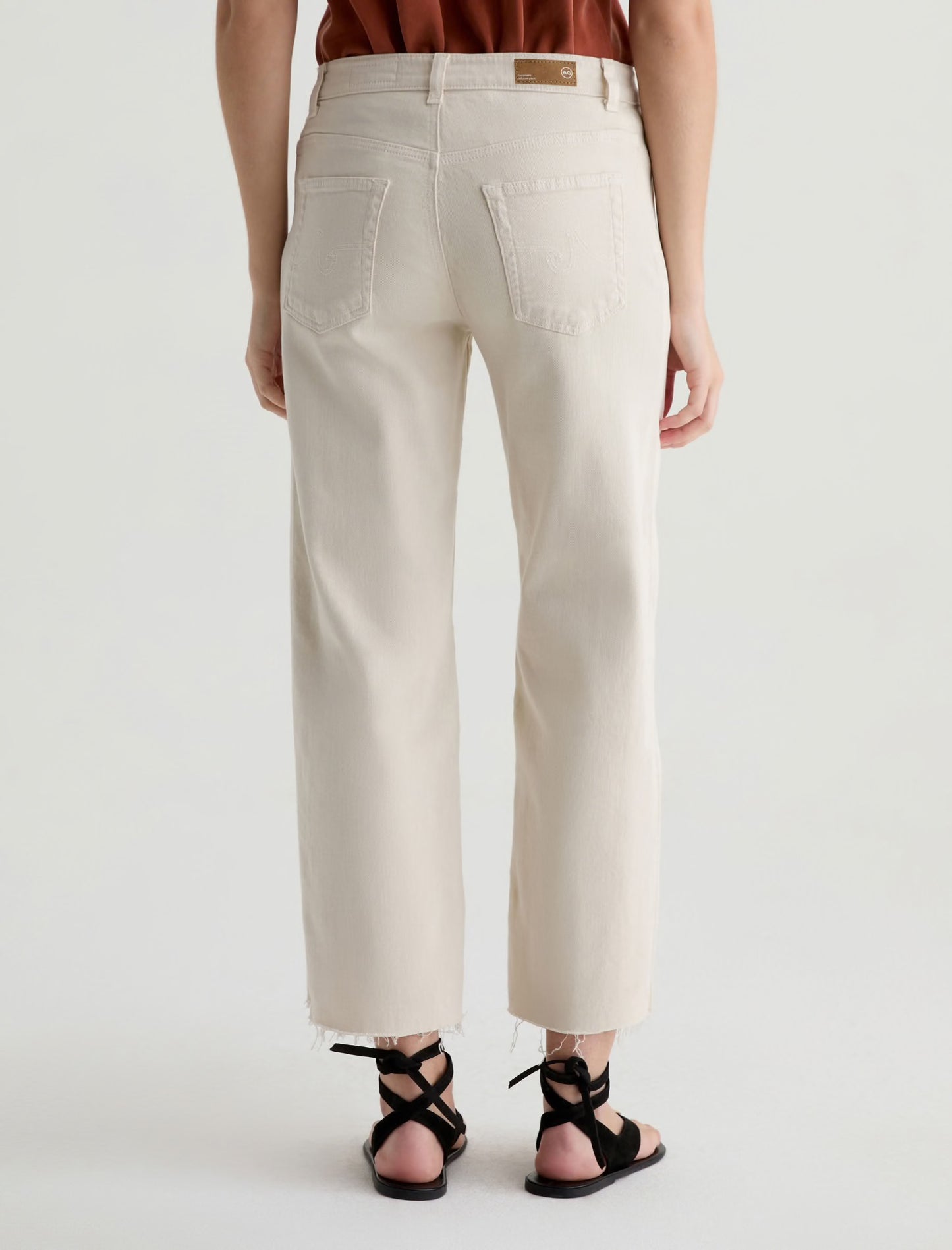 Saige Wide Leg Crop - Opal Stone