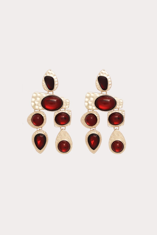 Multi Stone Earrings