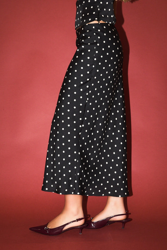 Dot & Dash Maxi Skirt