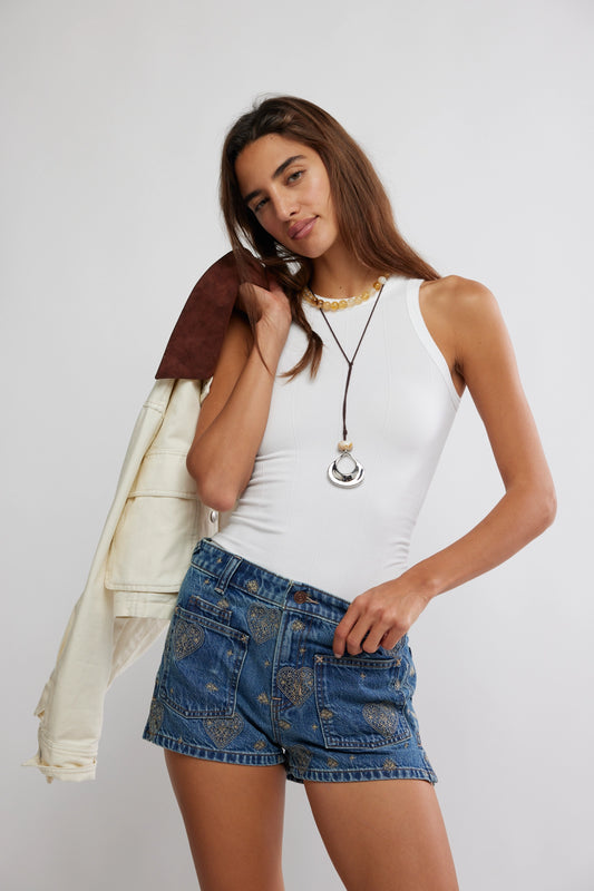 Bettie Embroidered Shorts