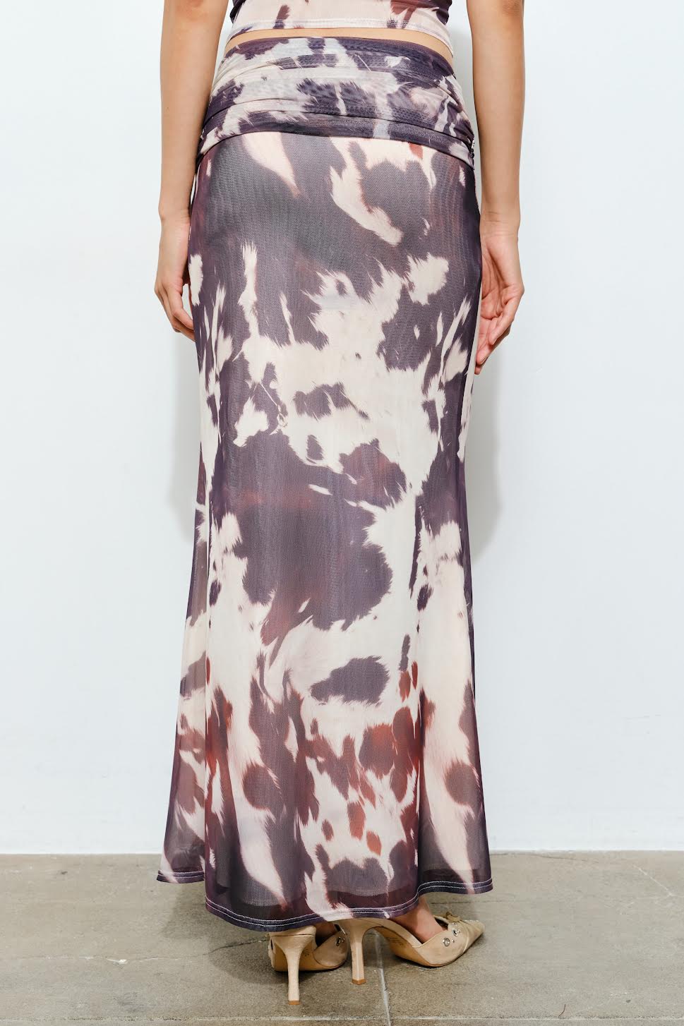 Spotted In Style Maxi Skirt