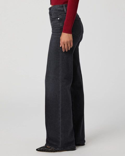Tatum Wide Leg Jean - Ink Black