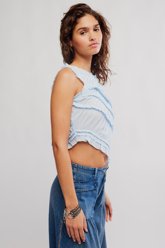 Pink Sands Smocked Top