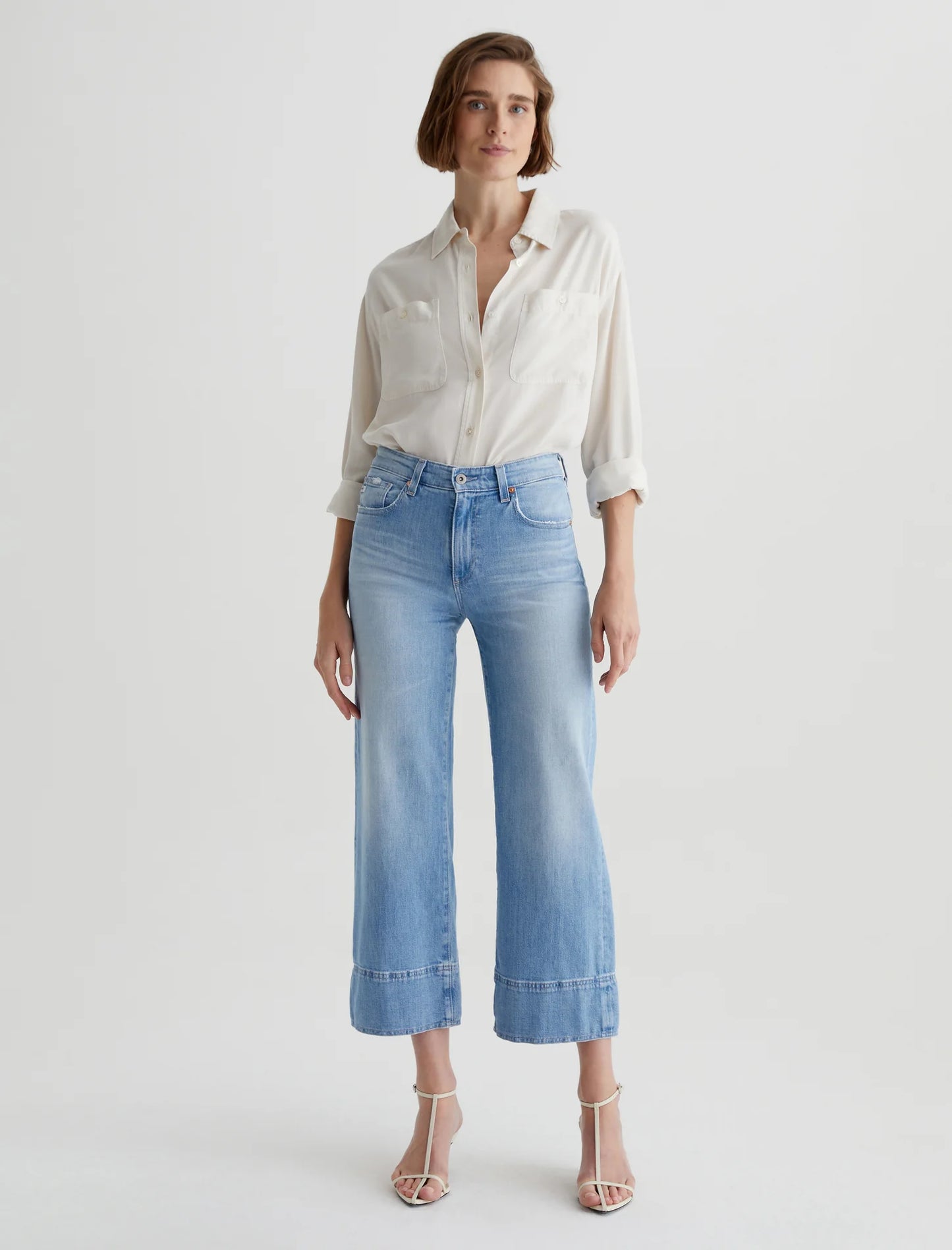 Saige Wide Leg Crop - Dana Point