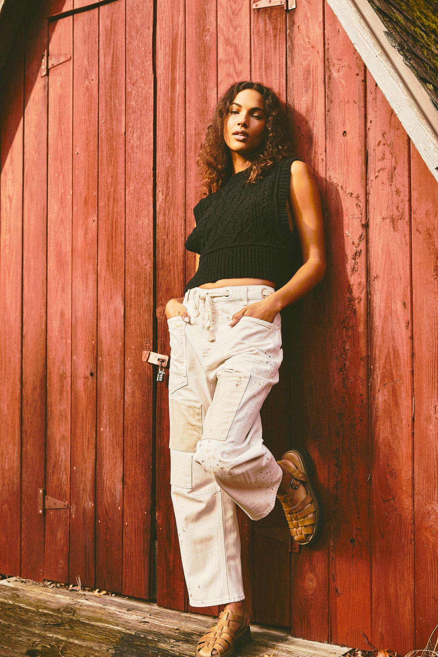 Moxie Low-Slung Barrel Jeans