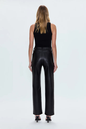 Cassie Super High Rise Straight - Onyx