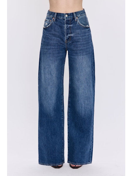 Tate High Rise Bowed Wide Leg - Fulton