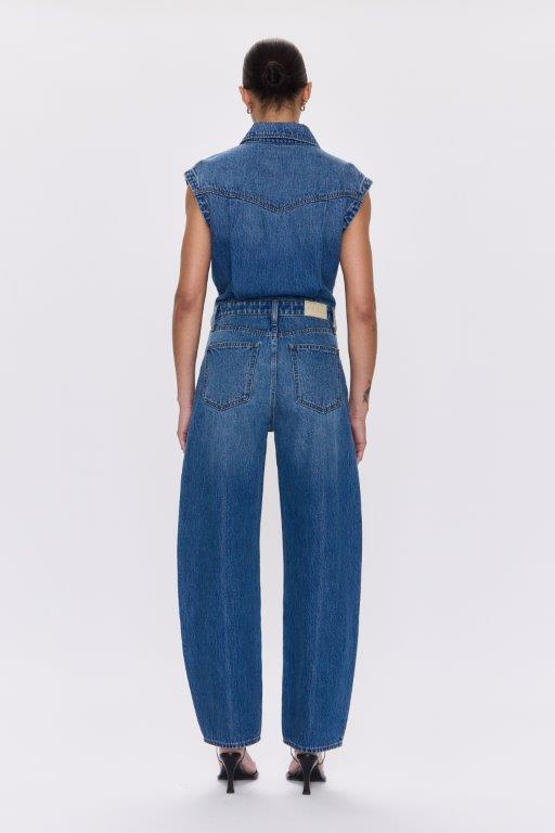 Ace Sleeveless Barrel Leg Jumpsuit- Fairview