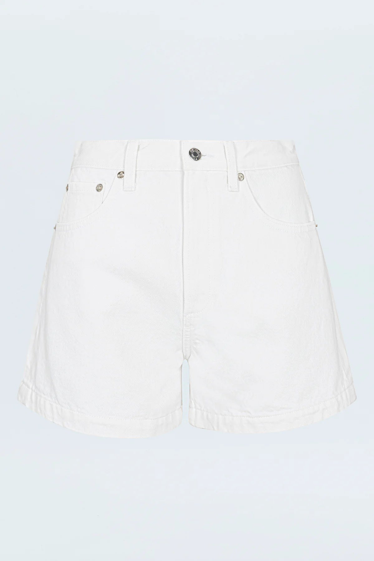 Saige High Rise Short - Polished White