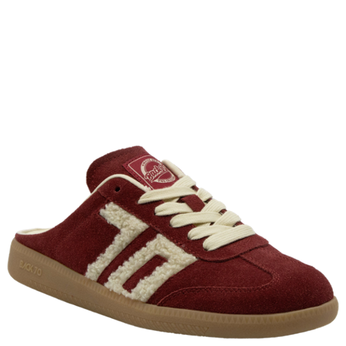 Easter Backless Sneaker - Red Teddy