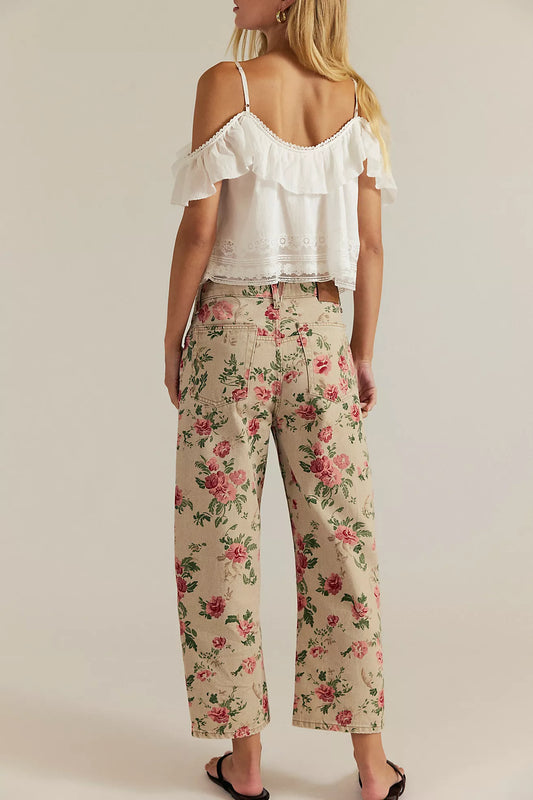 Deep Trance Printed Jeans