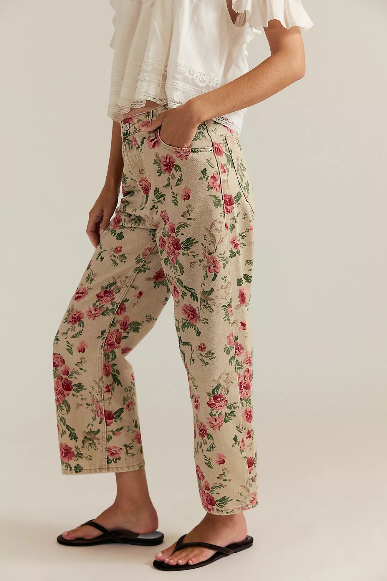Deep Trance Printed Jeans