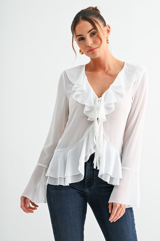 Pretty but Unbothered Top