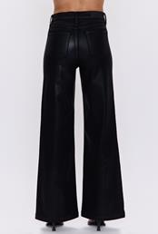Lana High Rise Ultra Wide Leg- Coated Noir