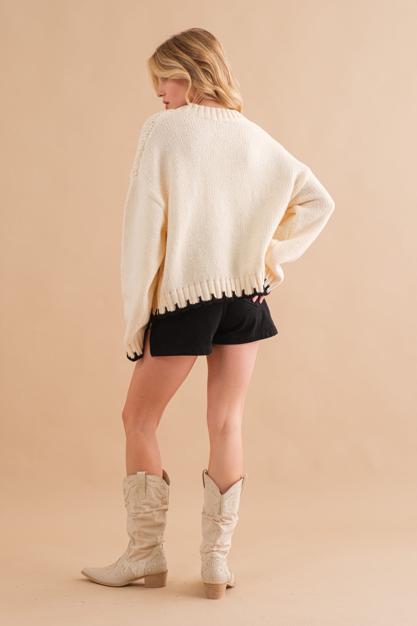 Cozy Cascade Sweater