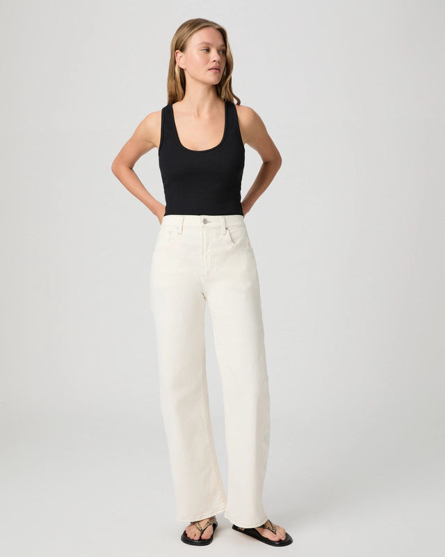 Arellia Skimmer Barrel Leg Jean - Cream Contrast