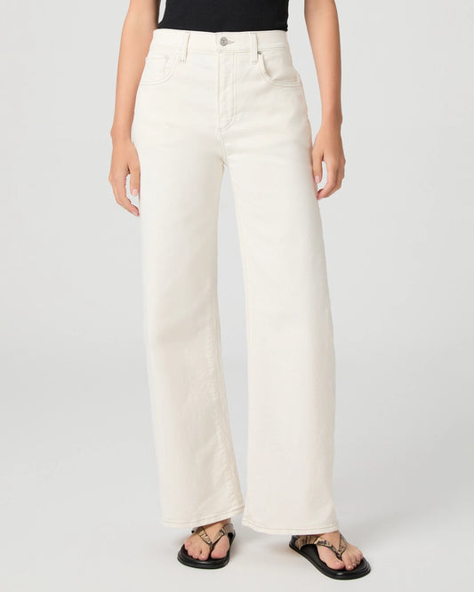 Arellia Skimmer Barrel Leg Jean - Cream Contrast