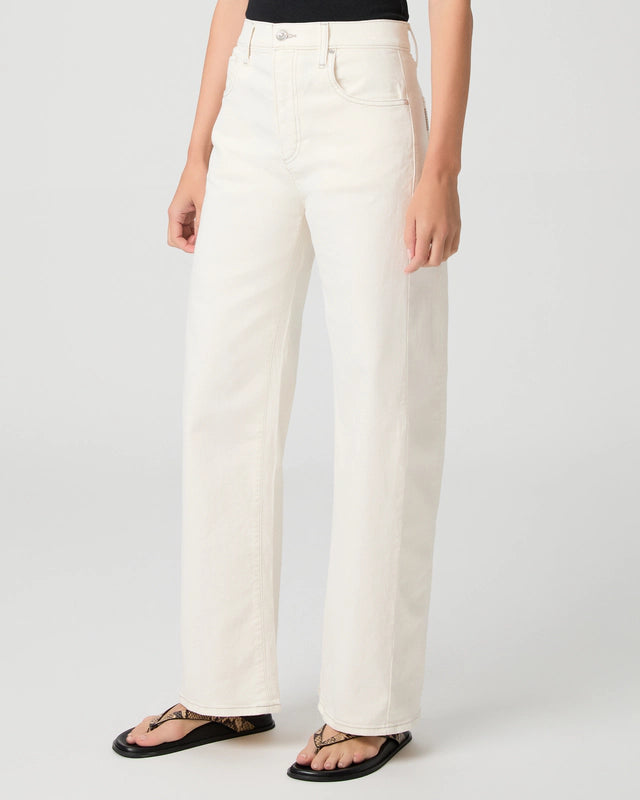 Arellia Skimmer Barrel Leg Jean - Cream Contrast